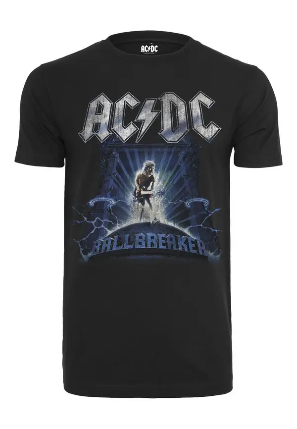 Merchcode Črna majica ACDC Ballbreaker