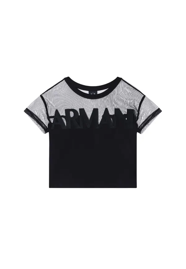 Armani Črna majica Armani Exchange