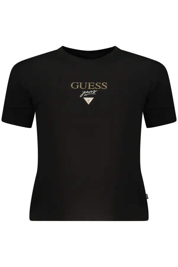 GUESS JEANS Črna majica GUESS
