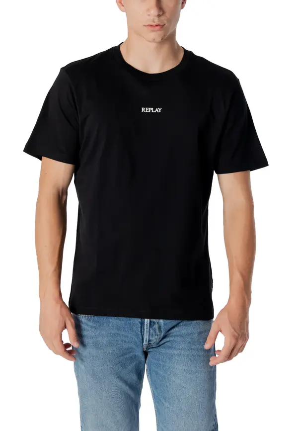 Replay Črna majica Replay