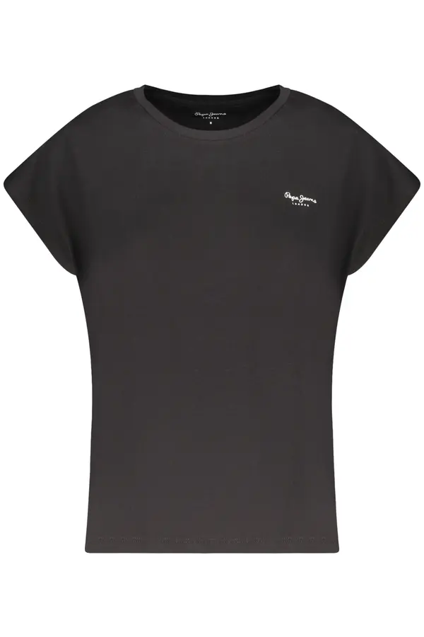 Pepe Jeans Črna majica s kratkimi rokavi
