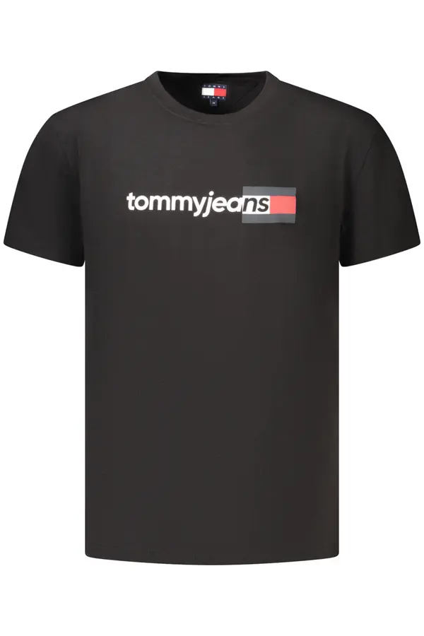 Tommy Hilfiger Črna majica s kratkimi rokavi Tommy Hilfiger