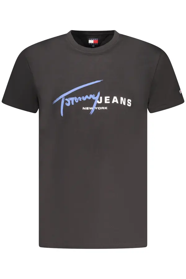 Tommy Hilfiger Črna majica s kratkimi rokavi Tommy Hilfiger