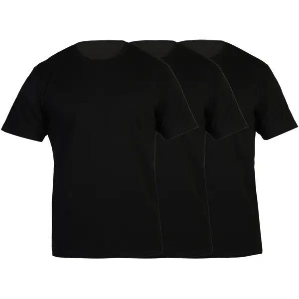 Off-White Črna majica s kratkimi rokavi znamke Off-White, paket treh kosov