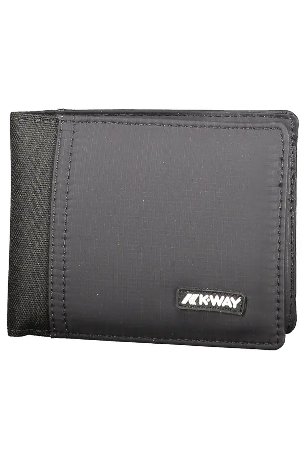 K-Way Črna moška denarnica K-WAY