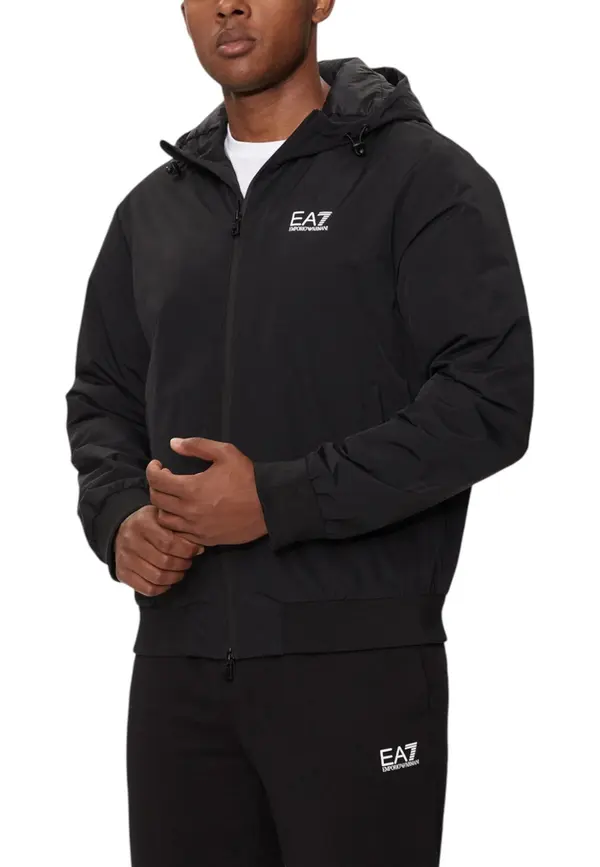 EA7 Črna moška jakna EA7