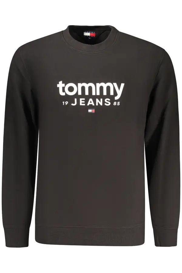 Tommy Hilfiger Črna moška jopa brez kapuce