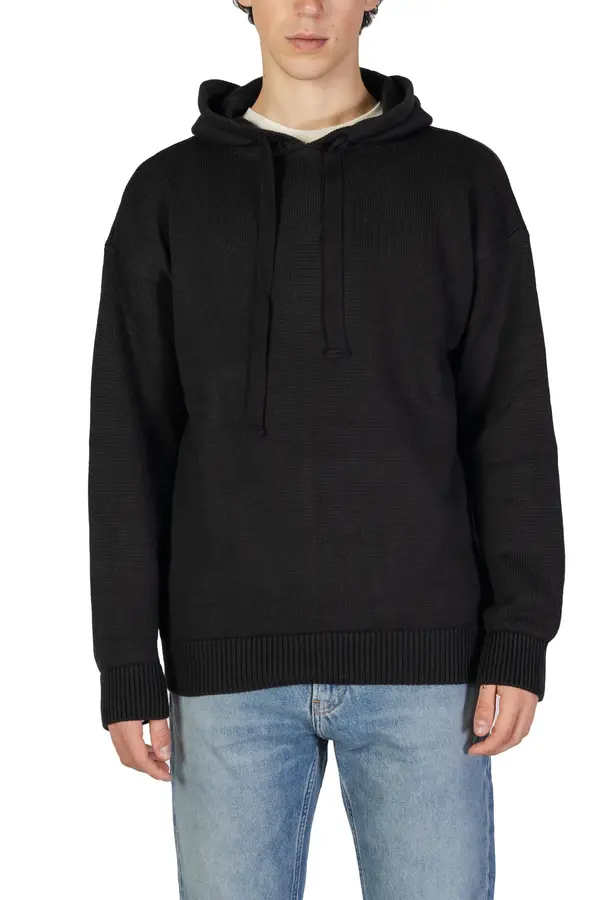 Underclub Črna moška jopa s kapuco