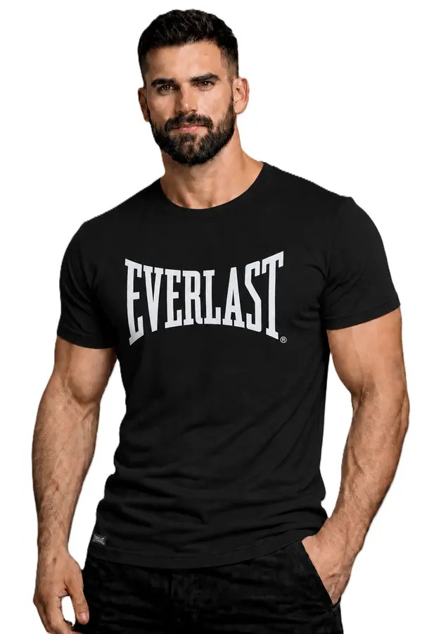 Everlast Črna moška majica Everlast