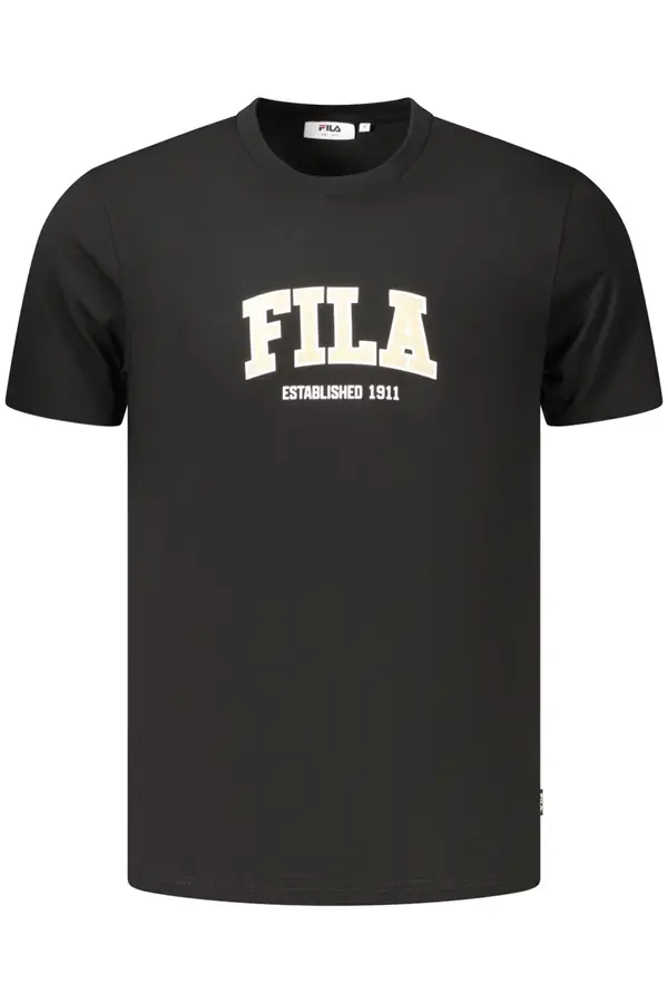 Fila Črna moška majica s kratkimi rokavi