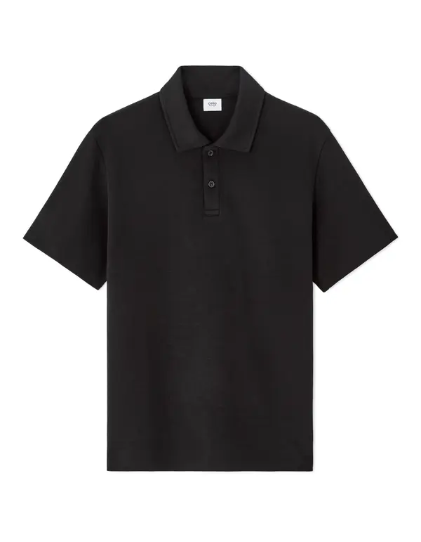 Celio Črna moška polo majica Celio
