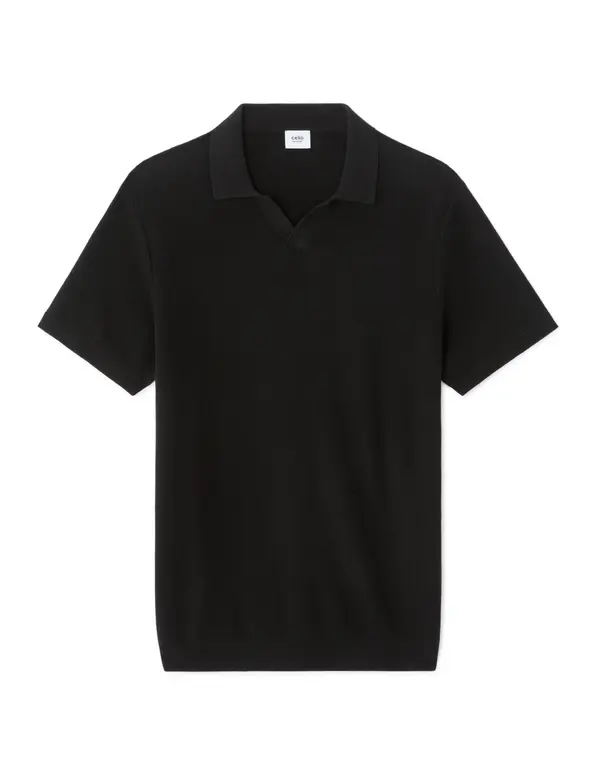 Celio Črna moška polo majica Celio