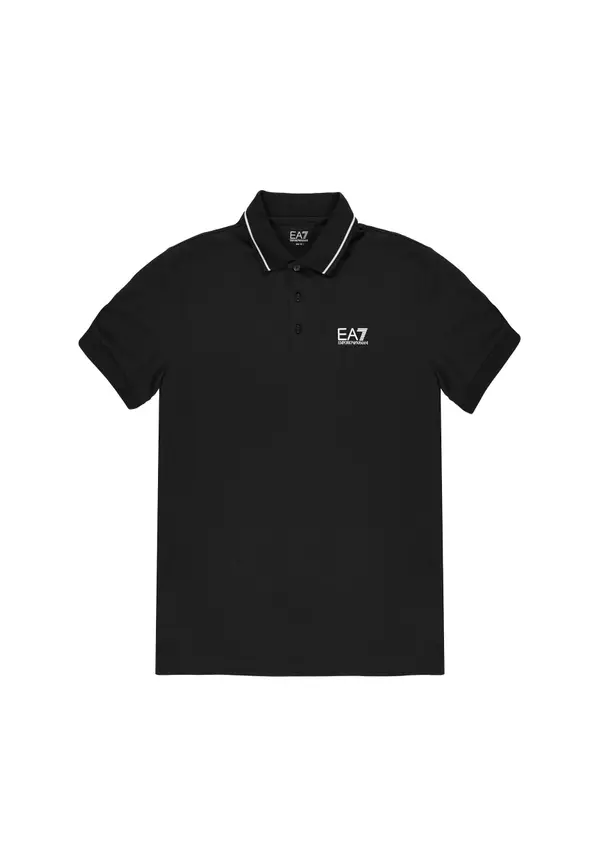 EA7 Črna moška polo majica EA7