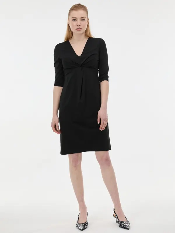 Orsay Črna obleka ORSAY