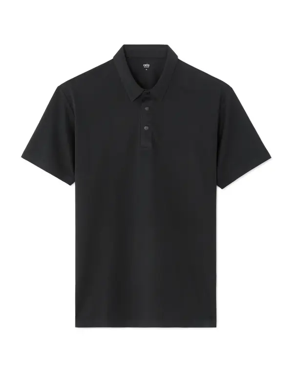 Celio Črna polo majica Celio