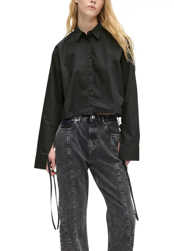 Karl Lagerfeld Jeans Črna srajca Karl Lagerfeld