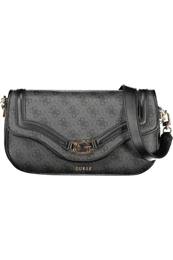GUESS JEANS Črna torba za čez ramo Guess