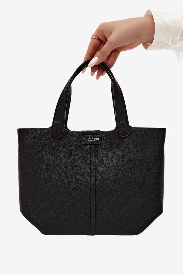 FLORA & CO Črna torbica Flora&amp;Co Blaire