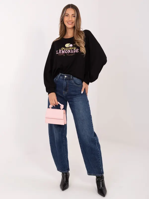 RUE PARIS Črna ženska jopa RUE PARIS