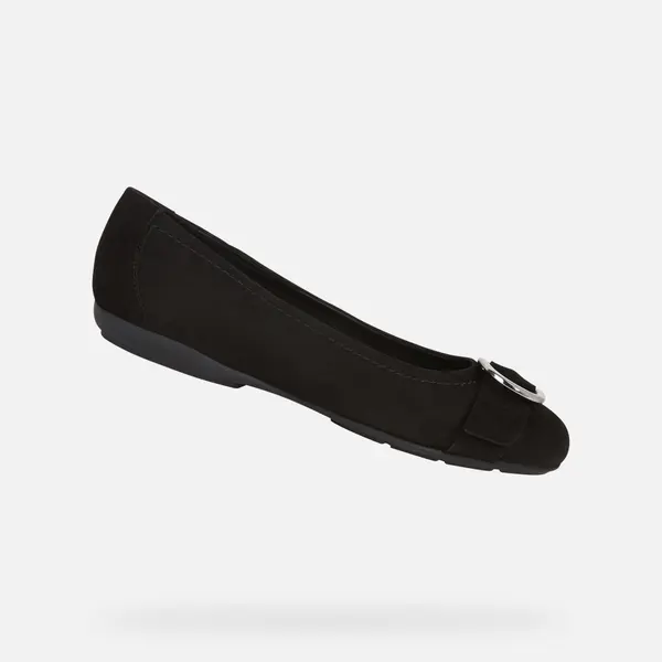 GEOX Črne balerinke Geox Annytah