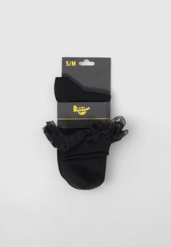 Dr Martens Črne čipkaste nogavice Dr. Martens