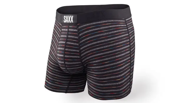 SAXX Črne črtaste boksarice Saxx Vibe