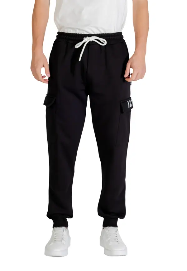 Icon Črne moške hlače za prosti čas Icon