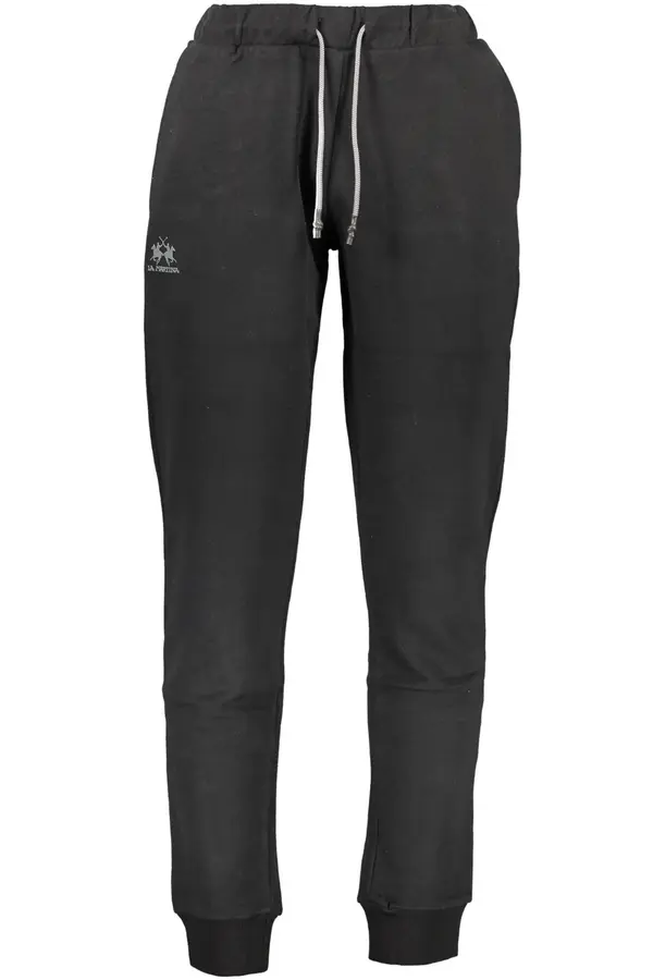 La Martina Črne moške trenirke La Martina