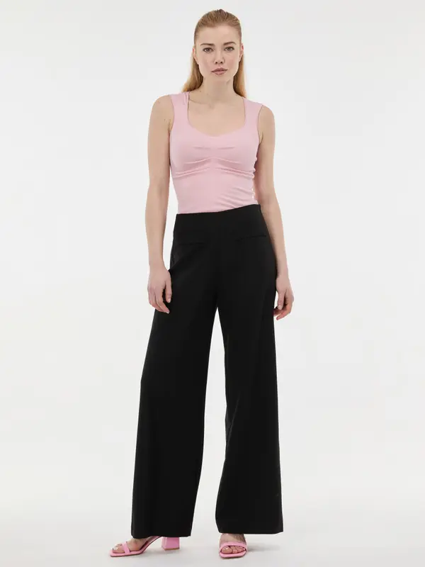 Orsay Črne ravne hlače ORSAY