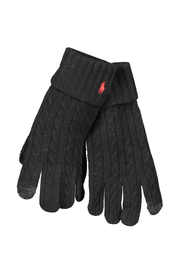 Ralph Lauren Črne rokavice Ralph Lauren