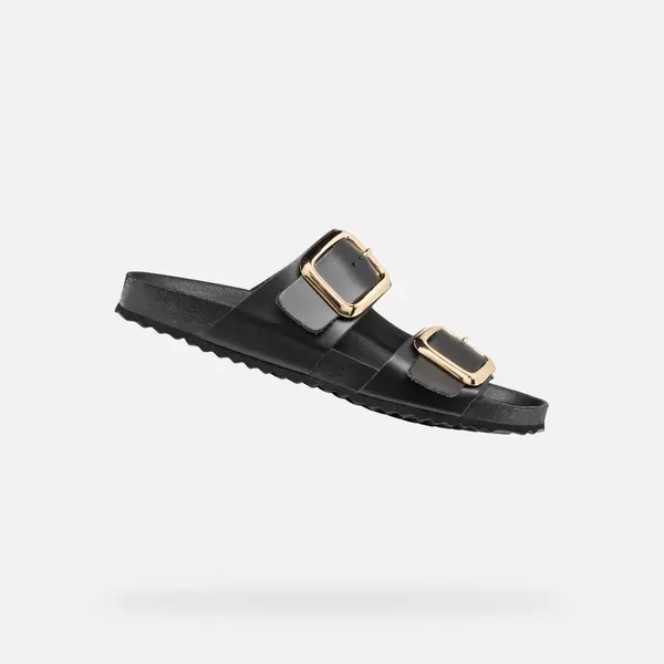 GEOX Črne ženske japonke Geox Brionia R