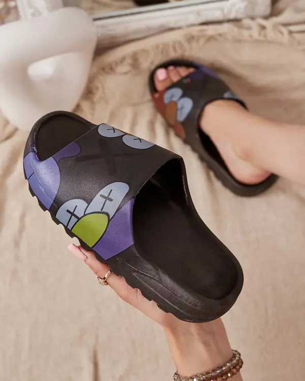 Resti Črne ženske japonke Royalfashion Elmino