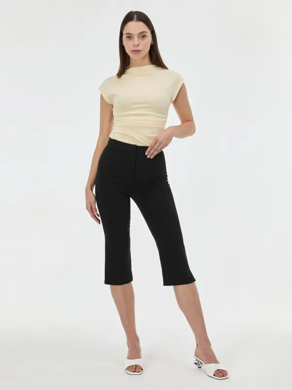 Orsay Črne ženske kapri hlače ORSAY