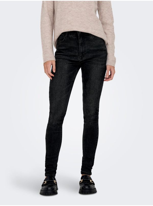Only Črne ženske Skinny Fit Jeans SAMO Luna - Ženske
