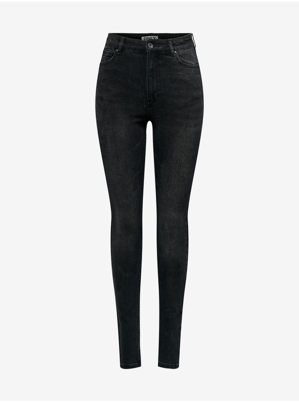 Only Črne ženske Skinny Fit Jeans SAMO Luna - Ženske