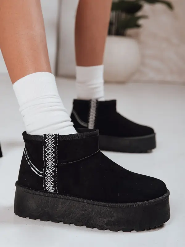 DStreet Črni gležnjarji brez pete