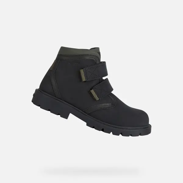 GEOX Črni gležnjarji Geox Shaylax Boy WPF za fante