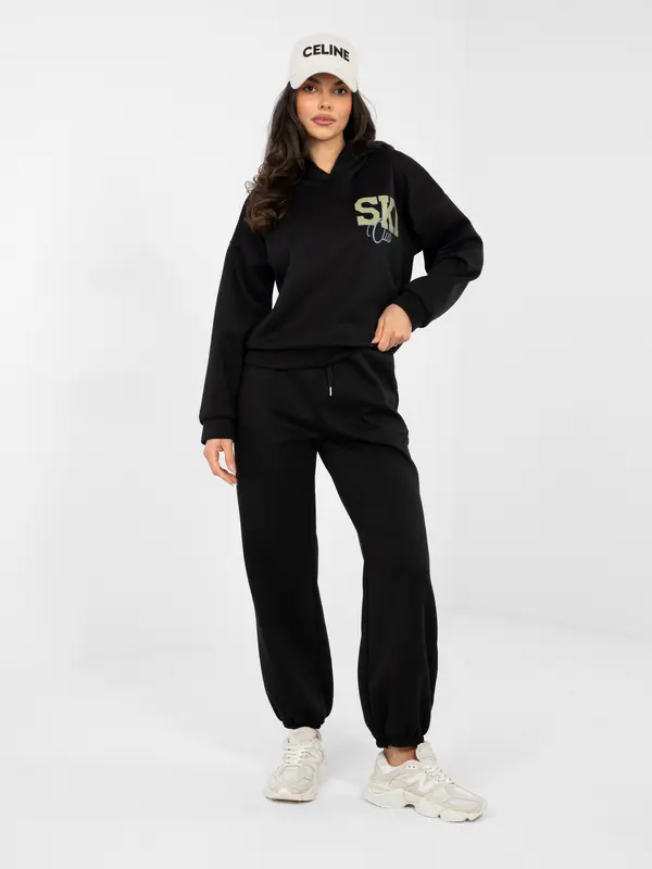 RUE PARIS Črni komplet dresa RUE PARIS