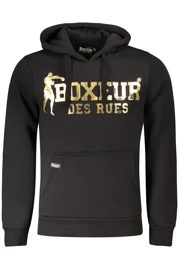 BOXEUR DES RUES Črni pulover z zadrgo Boxeur Des Rues