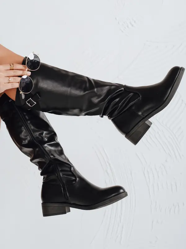 DStreet Črni ženski škornji Dstreet