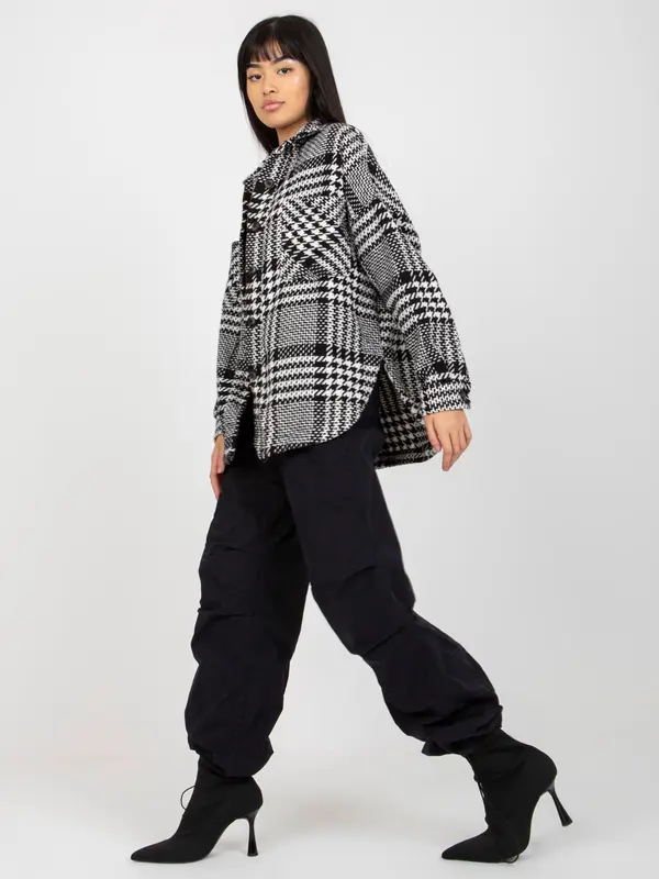 Patiskha Črno-bela karirasta srajca