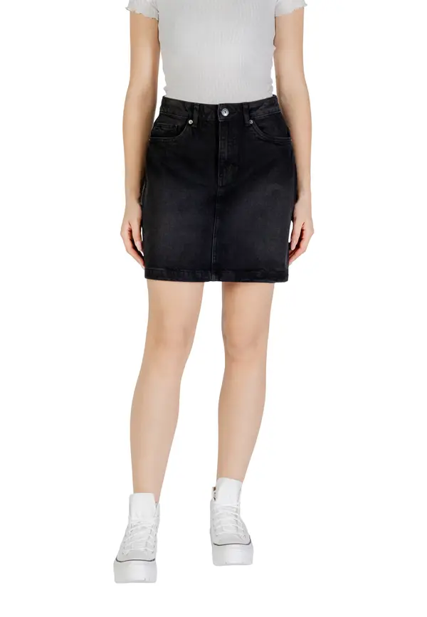 ICHI Črno jeans krilo Ichi