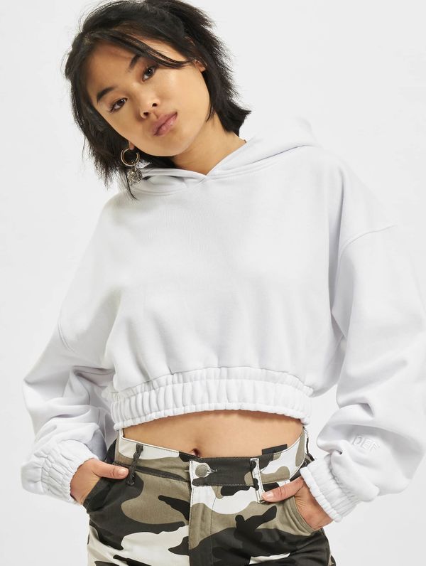 DEF Crop sweatshirt DEF Hoody - white