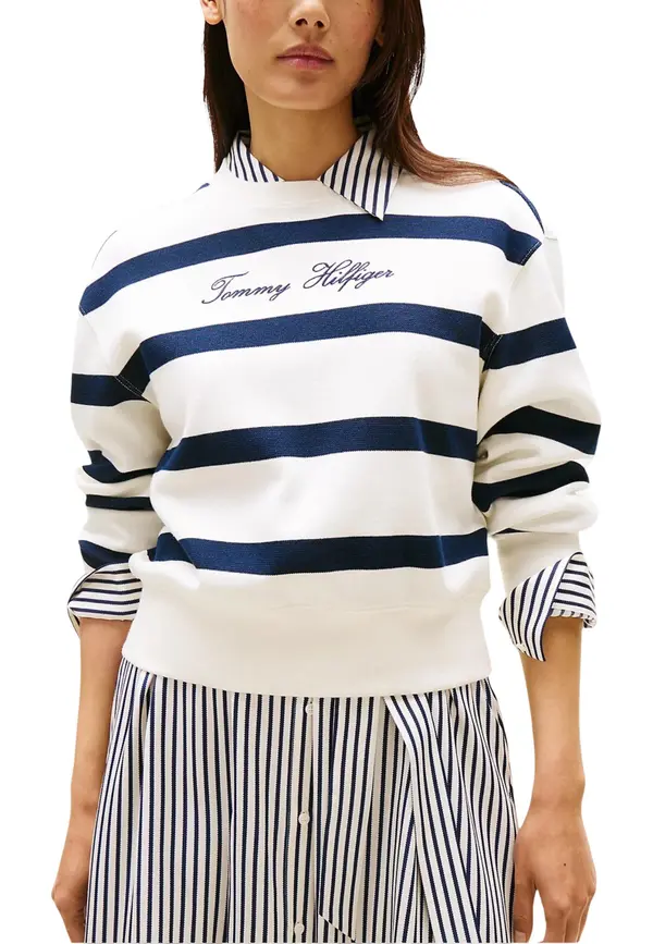 Tommy Hilfiger Črtast pulover Tommy Hilfiger