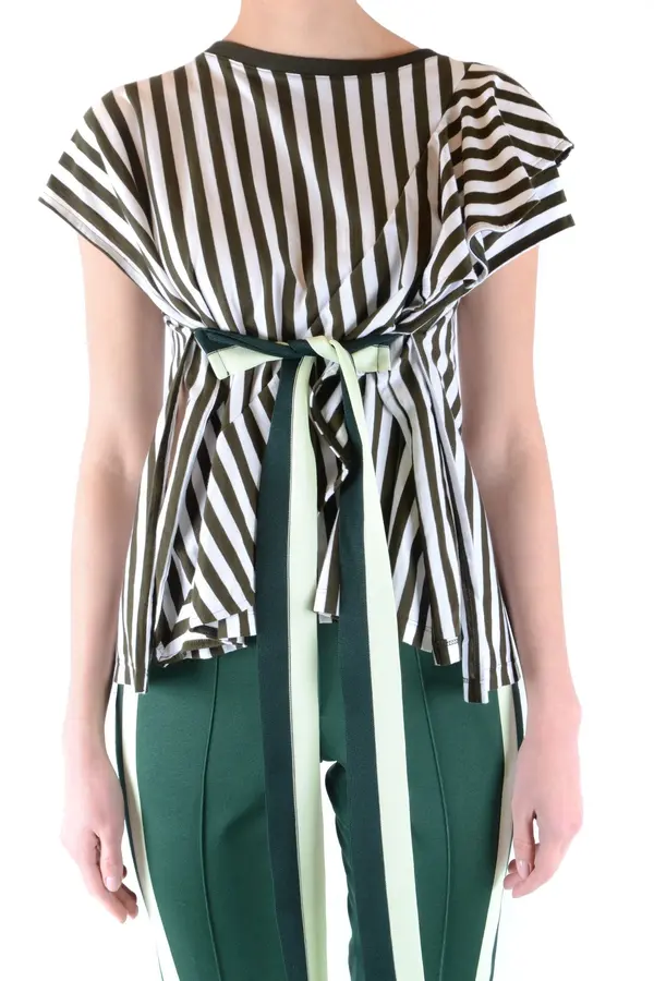 Golden Goose Črtasta bluza s kratkimi rokavi