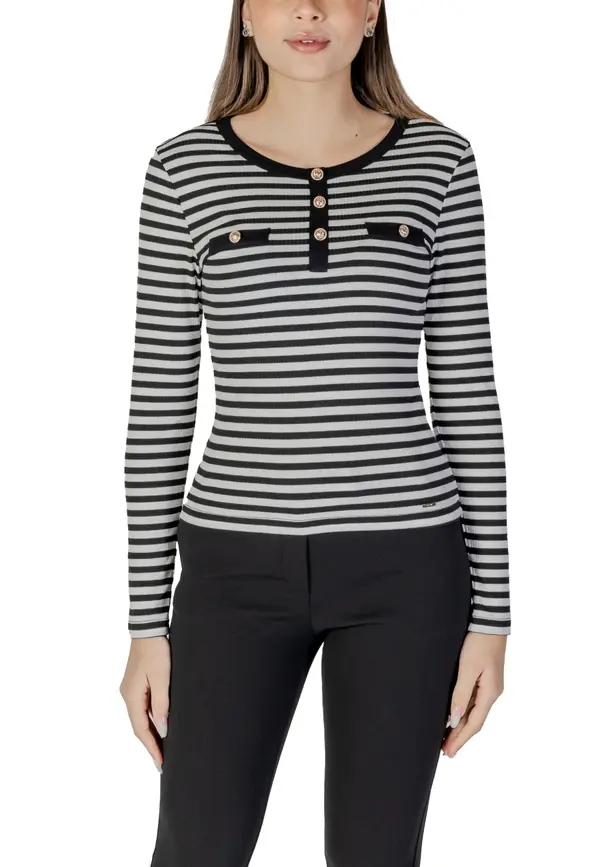 Morgan De Toi Črtasta majica z dolgimi rokavi Morgan De Toi