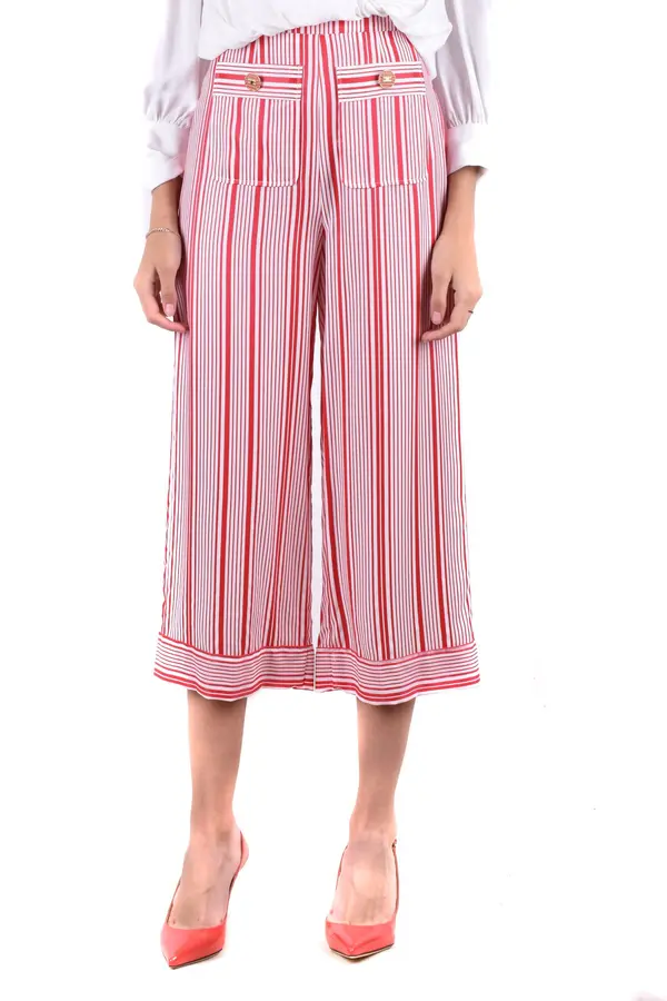 Elisabetta Franchi Črtaste hlače Elisabetta Franchi