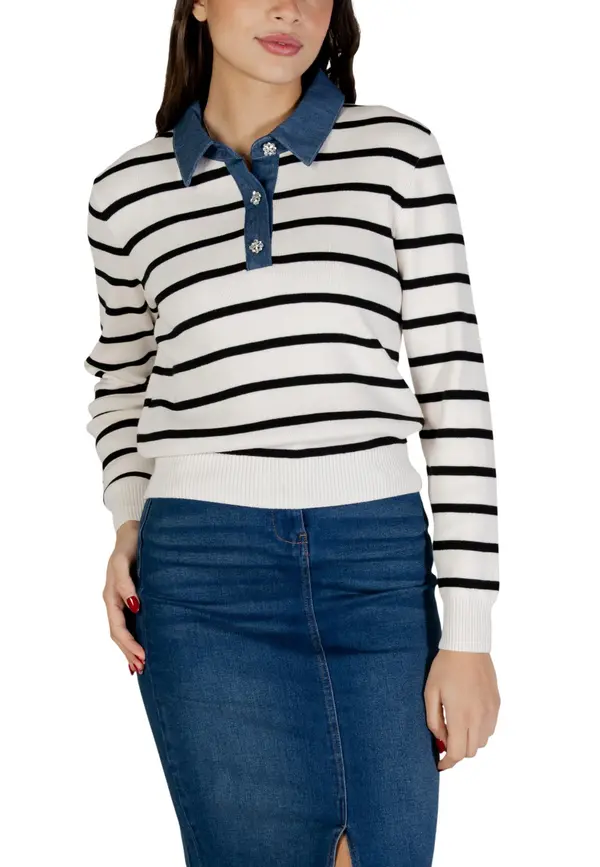 Morgan De Toi Črtasti pulover Morgan De Toi