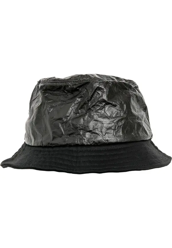 Flexfit Crumpled paper hat black