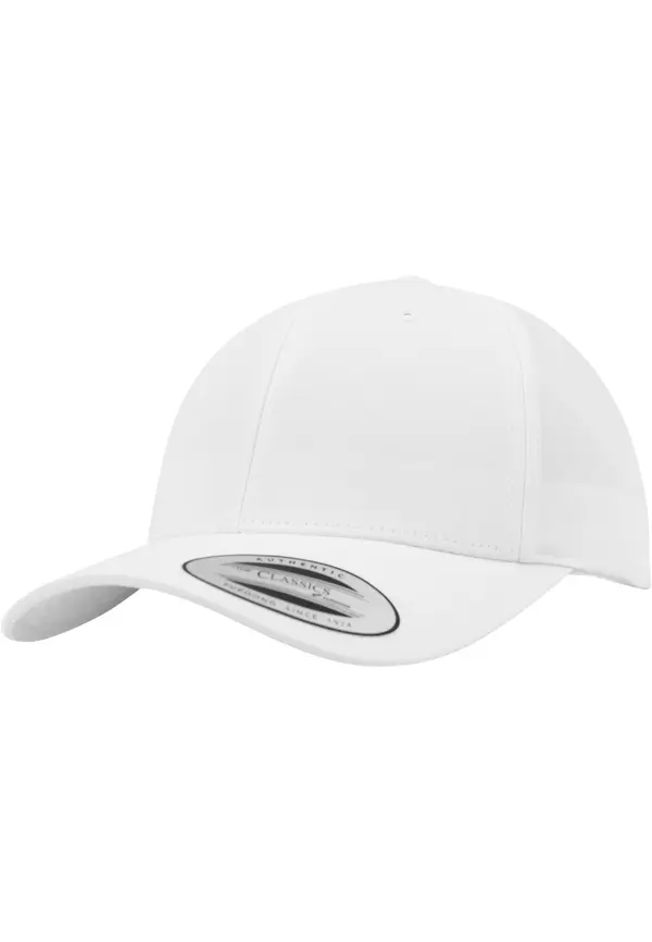 Flexfit Curved classic snapback white